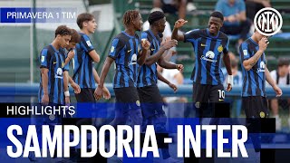 SAMPDORIA 1-1 INTER | U19 HIGHLIGHTS | CAMPIONATO PRIMAVERA 1 TIM 23/24 ⚽⚫🔵?