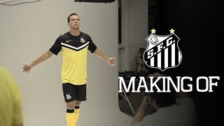 Damião e a nova camisa 3 do Santos!