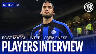 INTER 3-1 CREMONESE | PLAYERS EXCLUSIVE INTERVIEW  🎙️⚫🔵?�