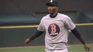 White Sox wear 'Boston Strong' T-shirts