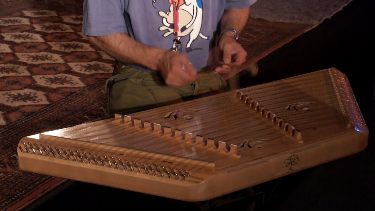 Hammered dulcimer ! Beautiful instrument made and music performed by