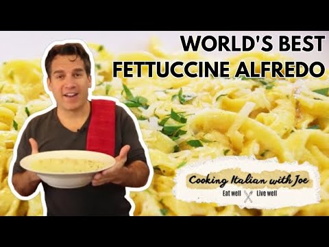 Download How to Make the Worlds Best Fettuccine Alfredo Cooking Italian with Joe