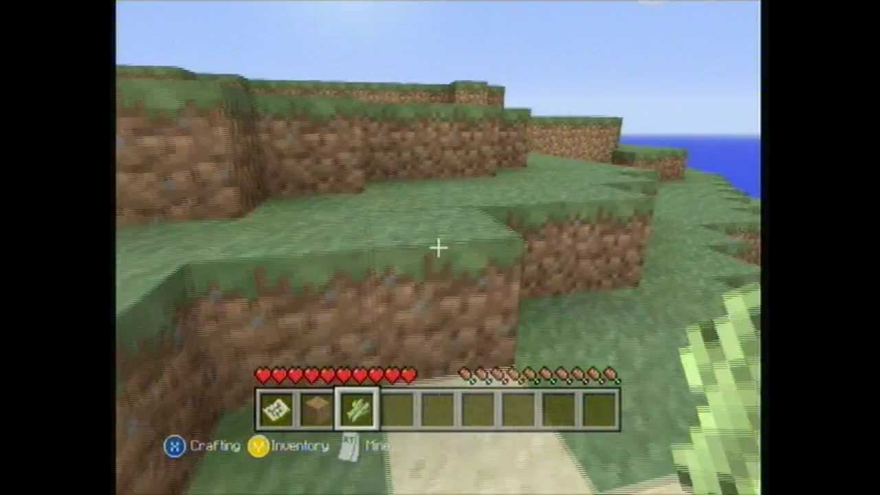 Minecraft Xbox Edition: Survival Island Map seed 1.8.2 - YouTube