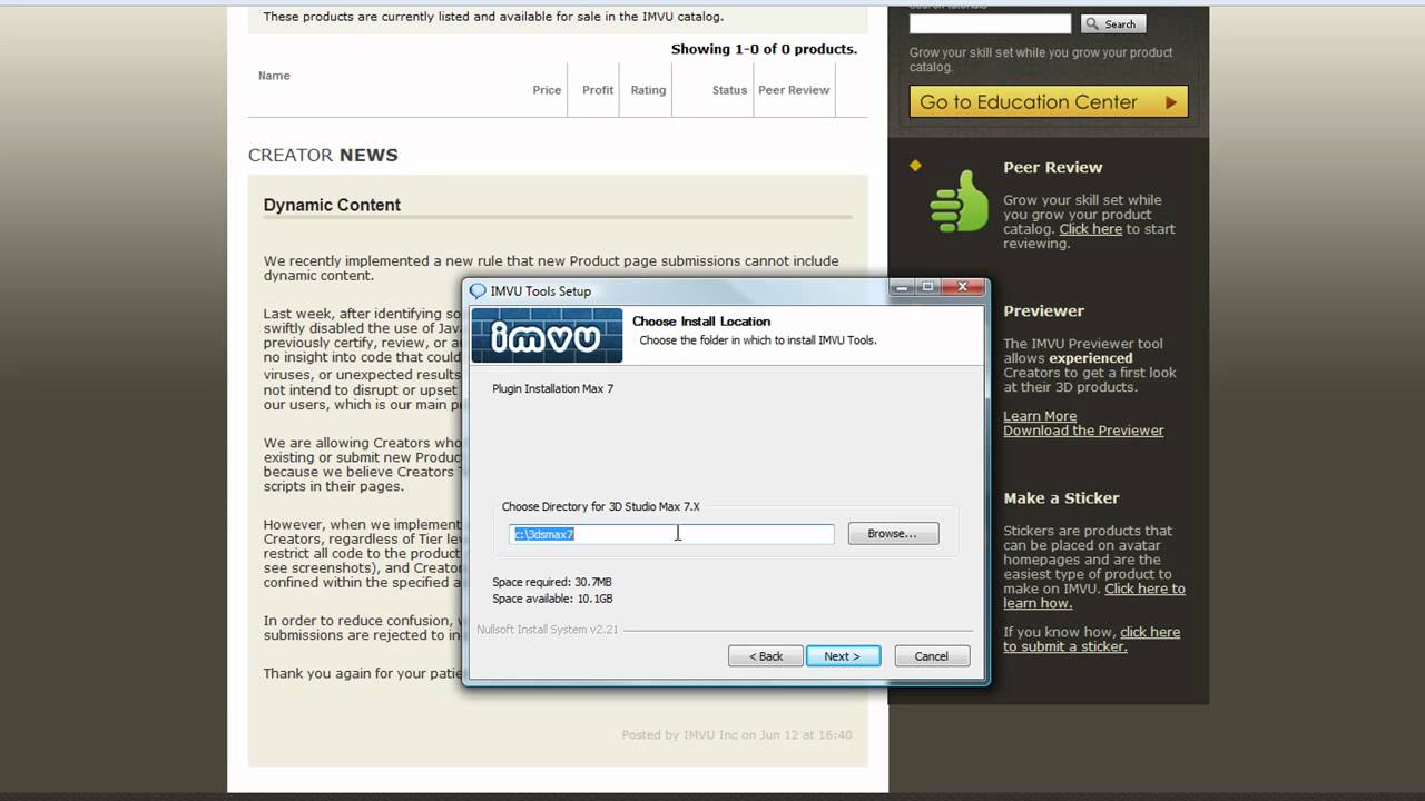 IMVU Install previewer - YouTube