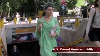 Funny Viral Video Obama Meets Lady Liberty