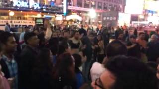 Video: Indian Elections at Times Square, NY.