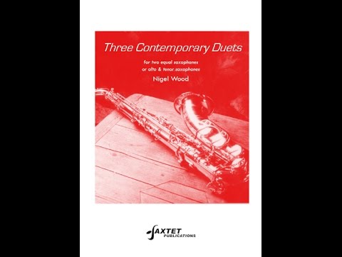 Three Contemporary Duets - for saxophones