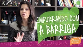 Empurrando relacionamento com a barriga