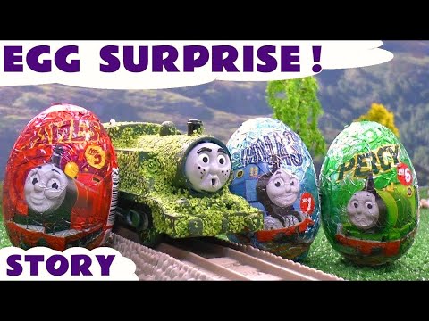 Surprise Eggs Tom Moss Thomas And Friends Funny Thomas Tank Episode Kids Toy Story