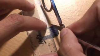 Sim Card Size for a Samsung Galaxy S3 iPhone 4S iPad using Scissors