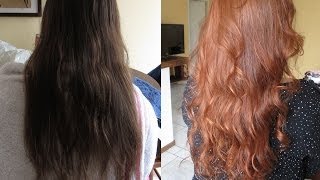 De Morena a Ruiva em um dia!  (sem descolorir)