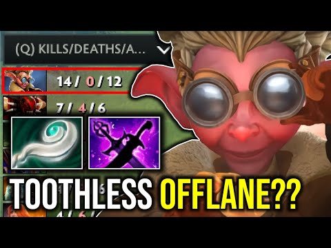 TOOTHLESS OFFLANE..!! Insane Gameplay Snapfire Agressive 7.23 | Dota 2
