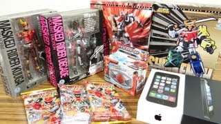 戦隊＆仮面ライダーの大量買い祭り♪ SHフィギュアーツ ディケイド激情態 クウガ シンケンオー デカレンジャーロボ スーパーロボット超合金 ダイスオーDX３ iPhone5S