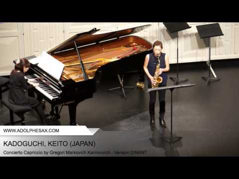 Dinant 2014 - Kadoguchi, Keito - Concerto Capriccio by Gregori Markovich Kalinkovich