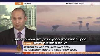 Bennett on Al Jazeera: Hamas is responsible for the deaths of its citizens