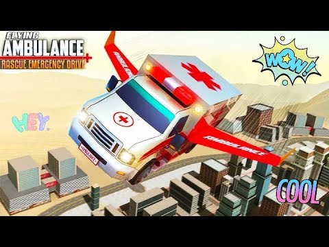 Flying Ambulance Rescue Emergency Drive | Gameplay kids fun | Kids Video | Hannu Games