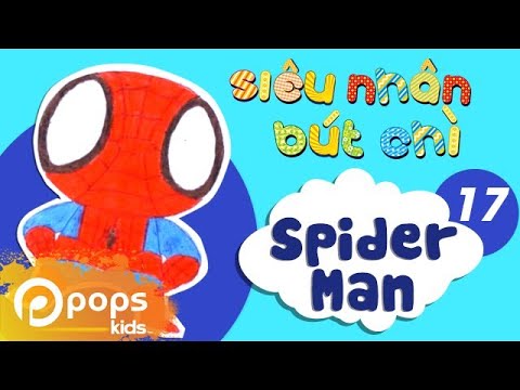 Hướng Dẫn Vẽ Người Nhện - Siêu Nhân Bút Chì - Tập 17 - How To Draw Spider Man