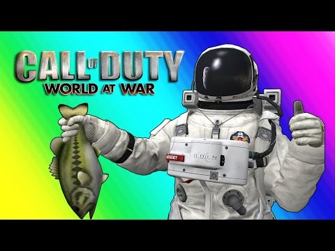 COD Zombies Funny Moments - Under Water Space Map!