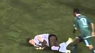 Brazilian Wonderkid Neymar Has Shorts Knocked Off During Tackle.flv