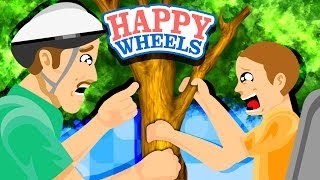 INAPPROPRIATE TREE TOUCHING - Happy Wheels