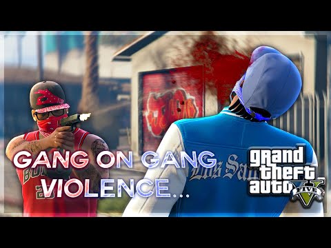 GANG ON GANG VIOLENCE IN GTA 5 (FUNNY MOMENTS)