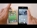 LG Optimus 4X HD vs iPhone 4S: скорость (speed comparison)