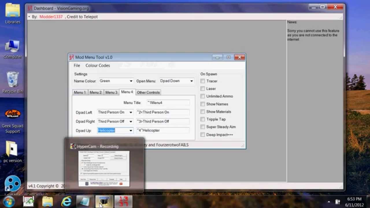 How to make your own cod4 codes using cod tool v4.1 - YouTube