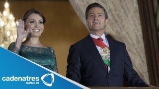 Peña Nieto encabeza el Grito de Independencia en el Zócalo