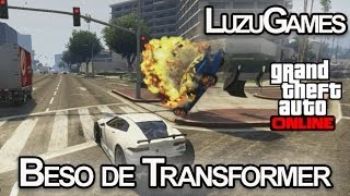 BESO DE TRANSFORMER!!! GTA V con Willyrex, Vegetta y AlexBY - [LuzuGames]