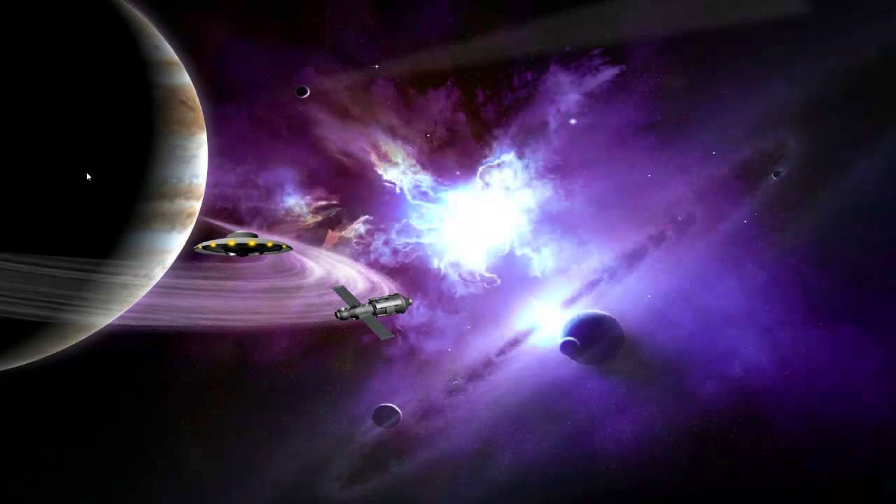 Deep In Space Screensaver - YouTube