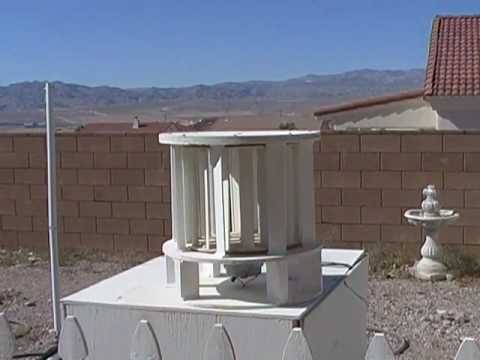 Homemade Wind Turbine Generator VAWT Vertical - YouTube