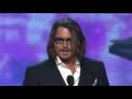 Johnny Depp At People's Choice Awards 2011 - Youtube
