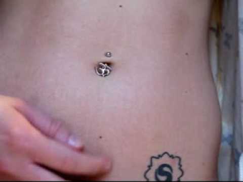 piercing navel belly shallow button ng