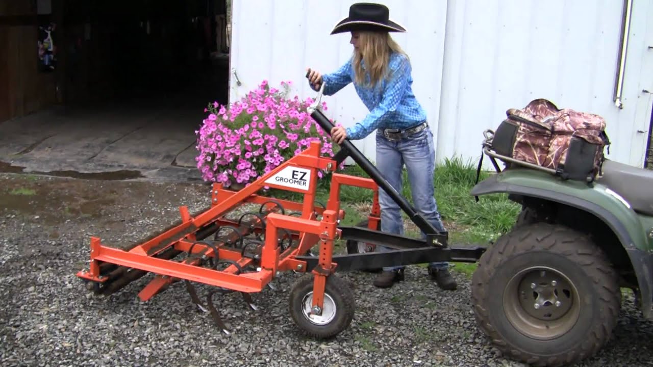 EZ Groomer - ATV Arena Drag and Arena Groomer - YouTube