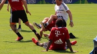 FC Bayern im Trainingslager: Ribérys neuester Streich (05.07.2013)