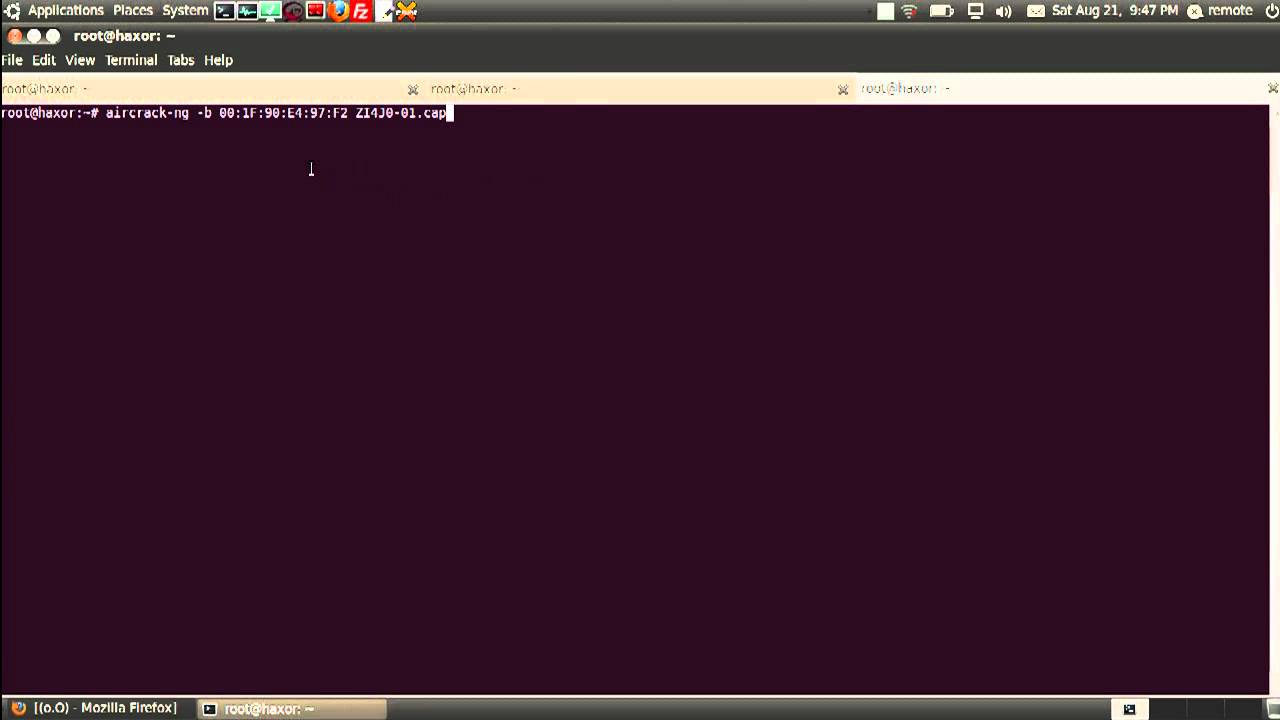 WEP Cracking With Ubuntu 10.04 Lucid - YouTube