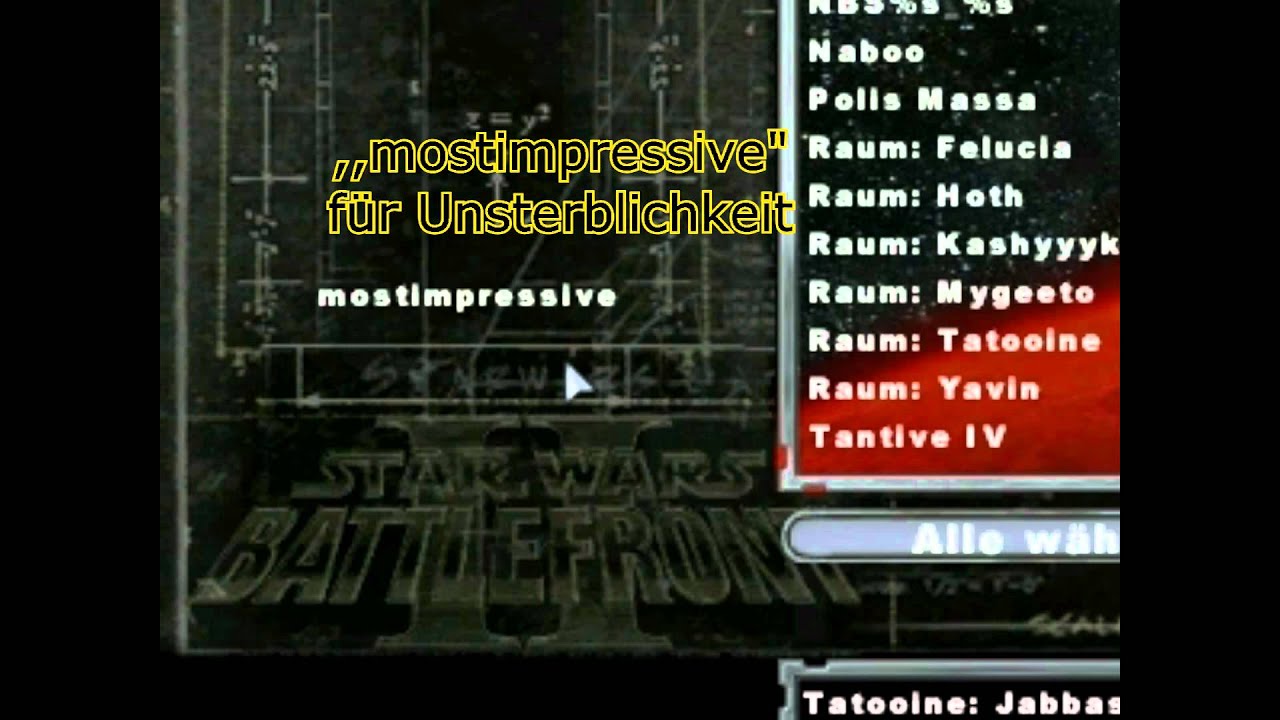 Star Wars Battlefront 2 Cheats eingeben German - YouTube