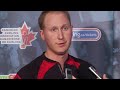 Draw 17 Media Scrum - 2013 Ford World Men's Curling Championship