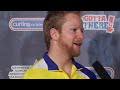 Draw 17 Media Scrum - 2013 Ford World Men's Curling Championship