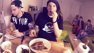 Let's Cook - Veganer Döner mit Dner, Taddl, Ardy, Izzi, Hallodri & unge + Longboard-Tour Update!