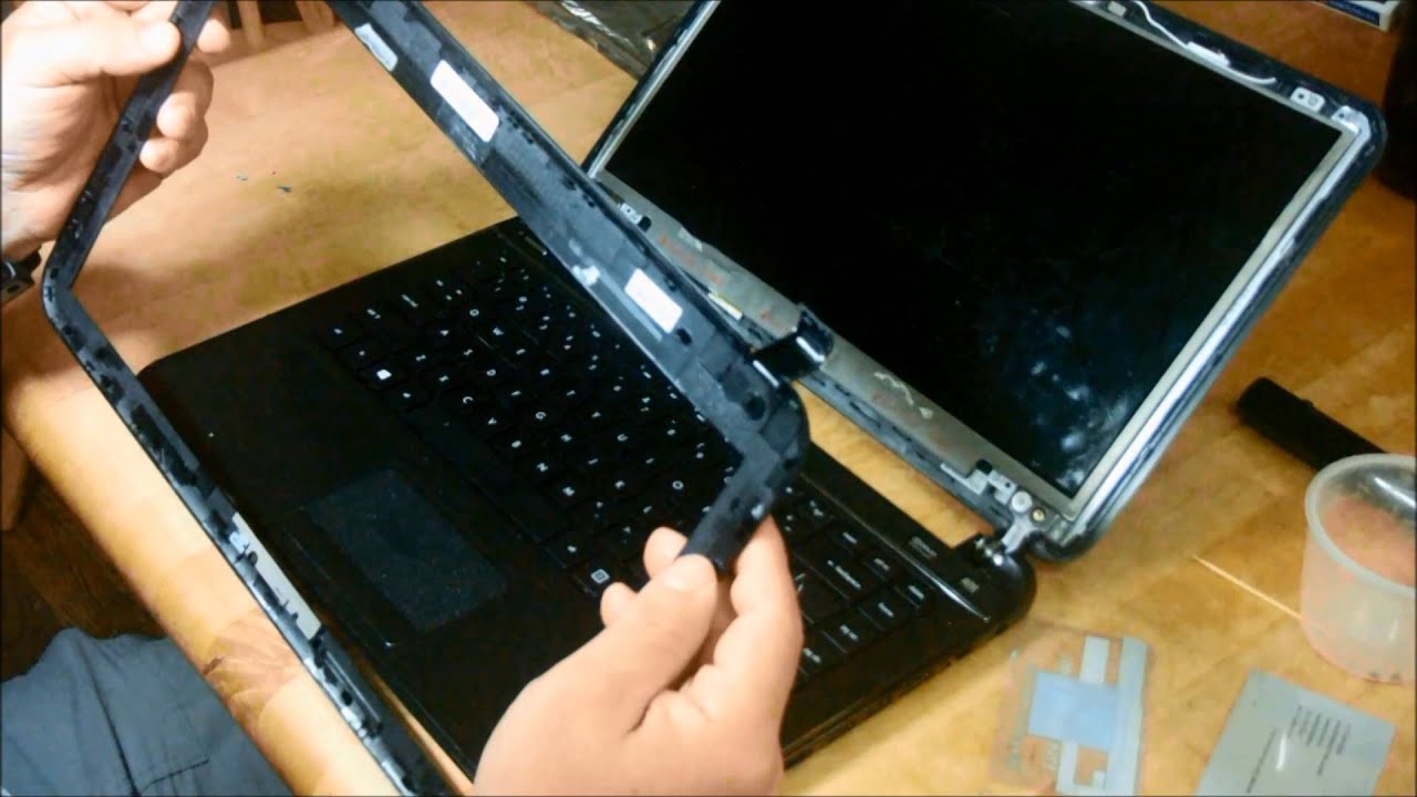 How to replace laptop screen HP PAVILION SLEEKBOOK 14 B017CL - YouTube