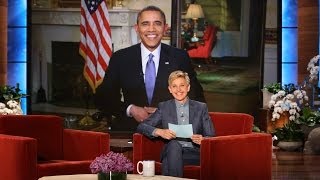 Pres. Barack Obama on Ellen Breaking His Twitter Record