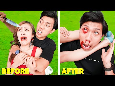 17 SELF DEFENSE TECHNIQUES TIPS THAT MIGHT SAVE YOUR LIFE | SAFETY HACKS FOR GIRLS by BONA STUDIO