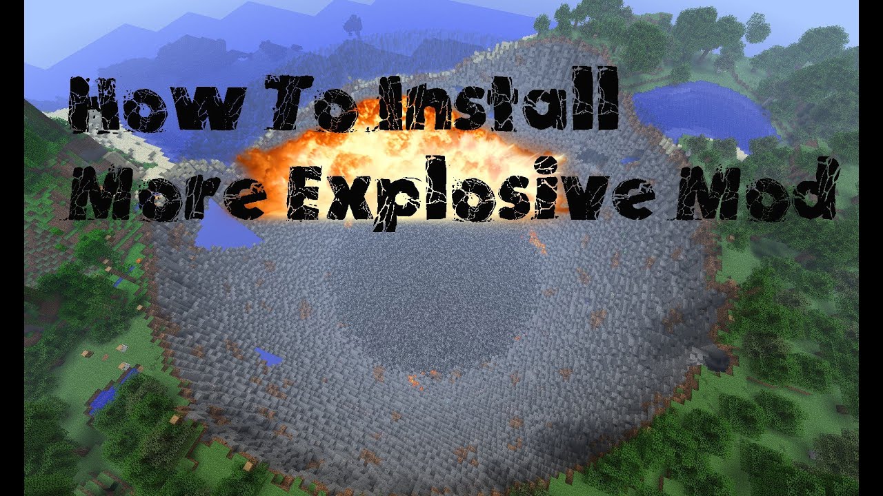 Minecraft How To Install More Explosives Mod 1.4.7 YouTube