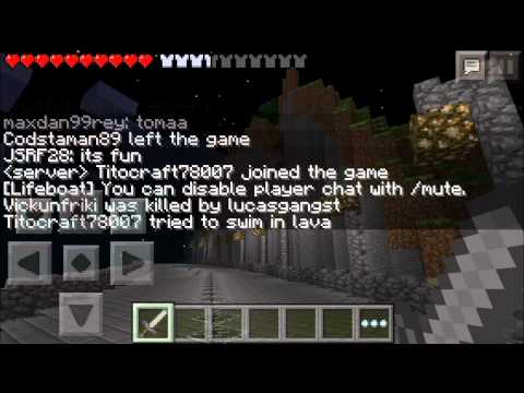 Minecraft Pocket Edition Infinite World Server! Infinity LBSG