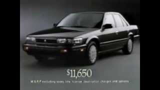 1990 Nissan Stanza Commercial
