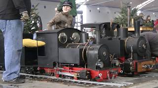Echtdampf Hallentreffen 2016 mit Parkbahn Großbahn Gartenbahn und Dampfbahn