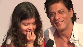 Really Cute!!! Do Watch This Video Featuring @iamsrk & @MyrahRatnani Chatting in 'Coded' Language!