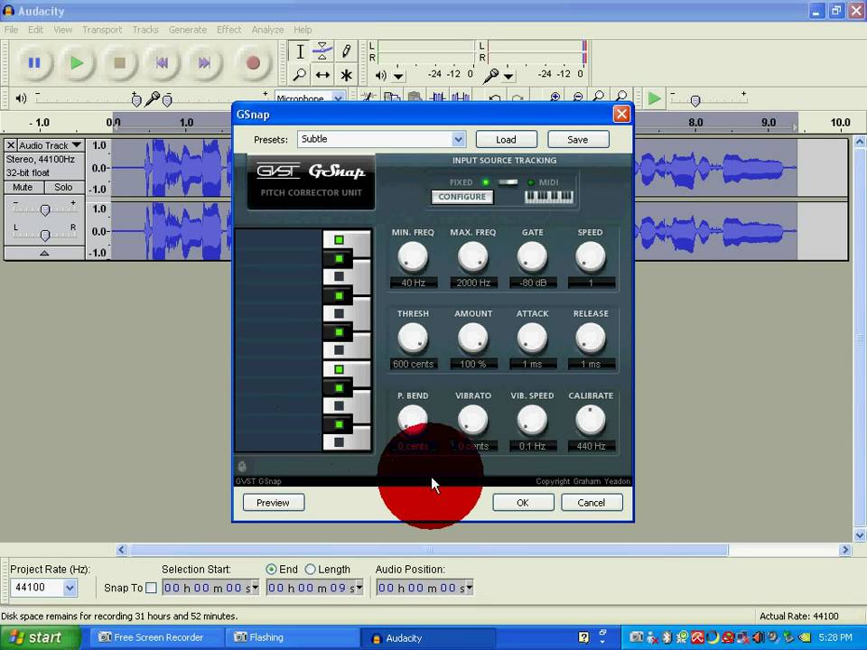 free gsnap for audacity