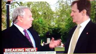 Adam Boulton loses his temper with Alastair Campbell live on SkyNews. (HQ)